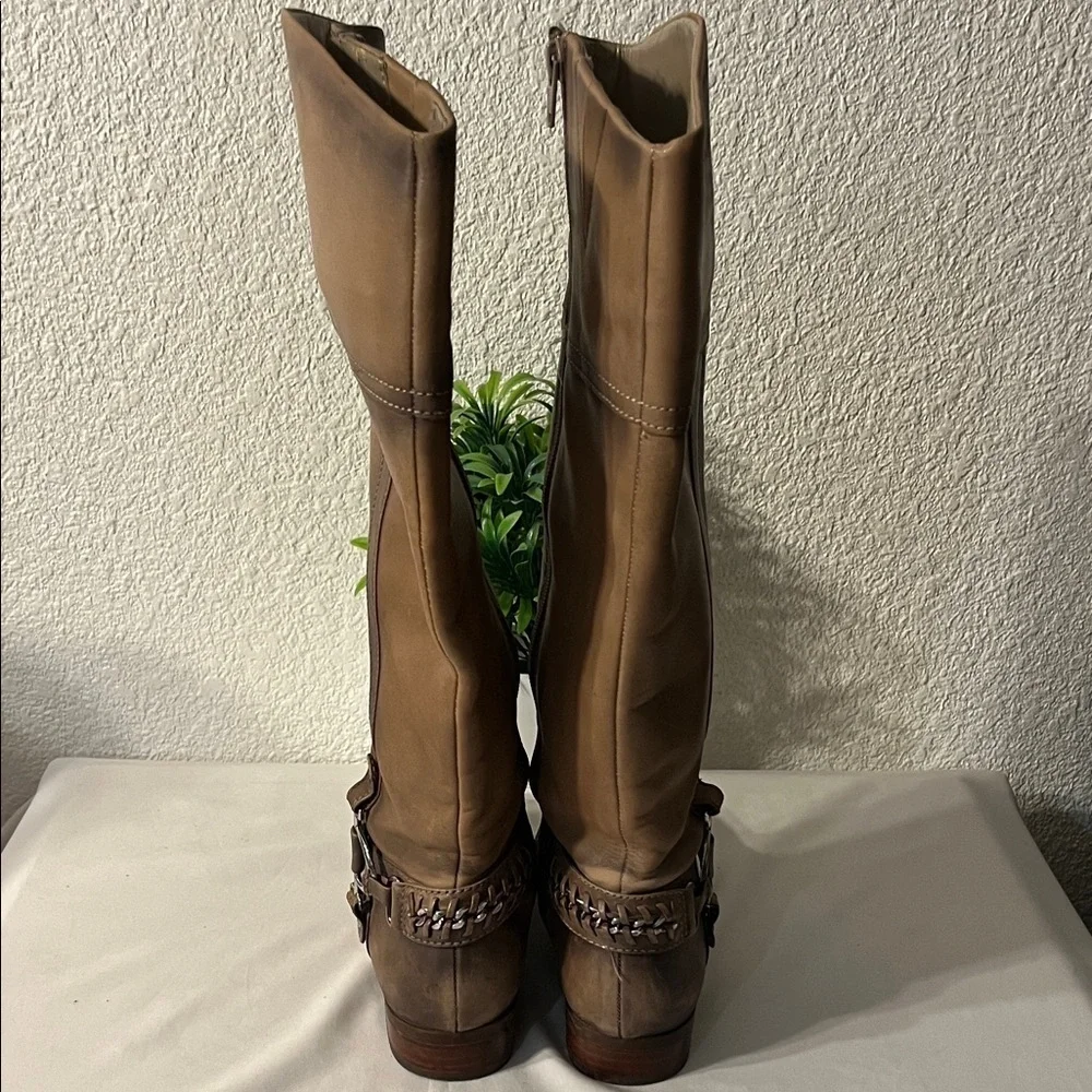 Alex Marie Tan Over the Knee Bootsus used good condition